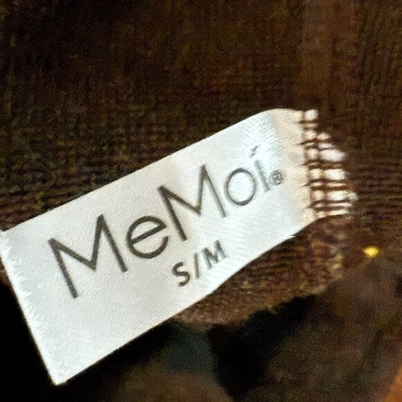 Vintage Me Moi Brown and Purple Argyle Footed Sweater Tights S/M - Picture 4 of 4